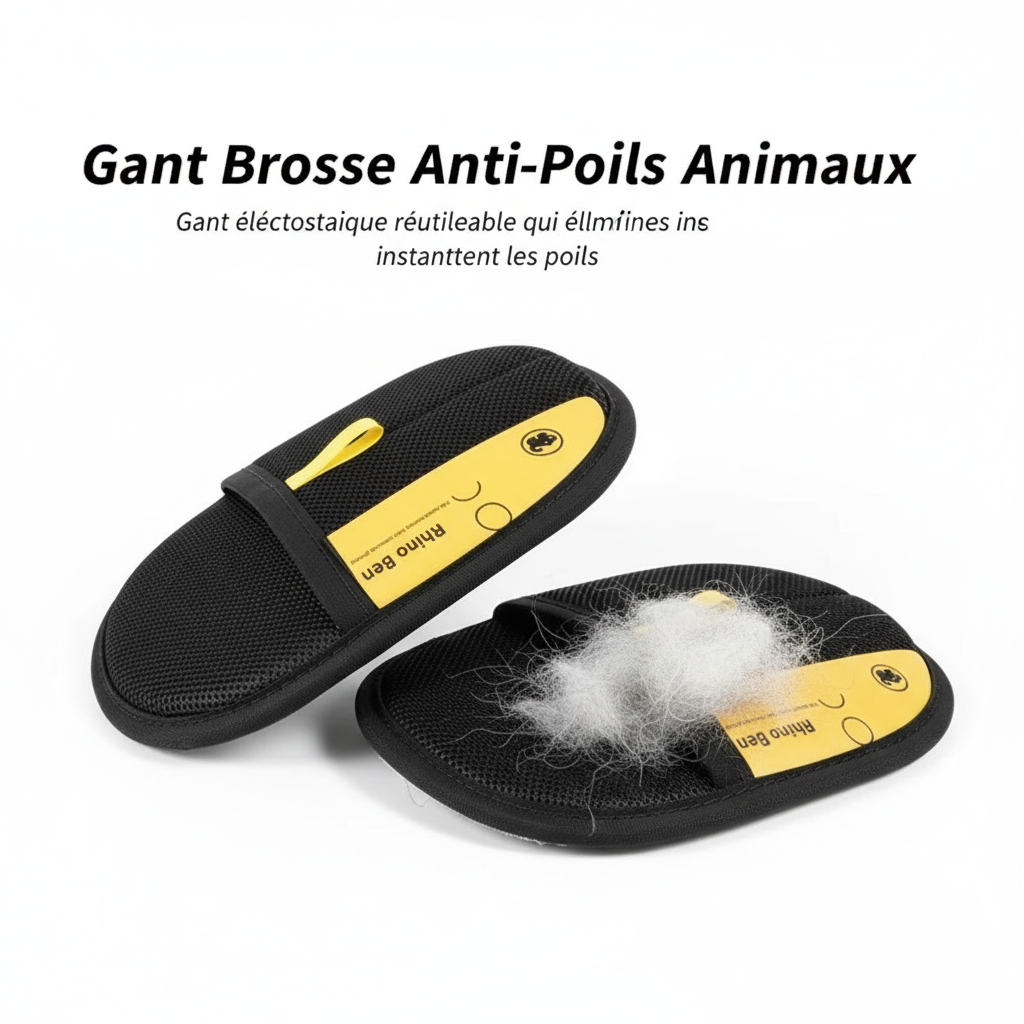 Pet hair glove removal Cat Grooming Reusable Electrostatic Dedusting Brush Dog Hair Remover for Couch Carpet Clothes Washable