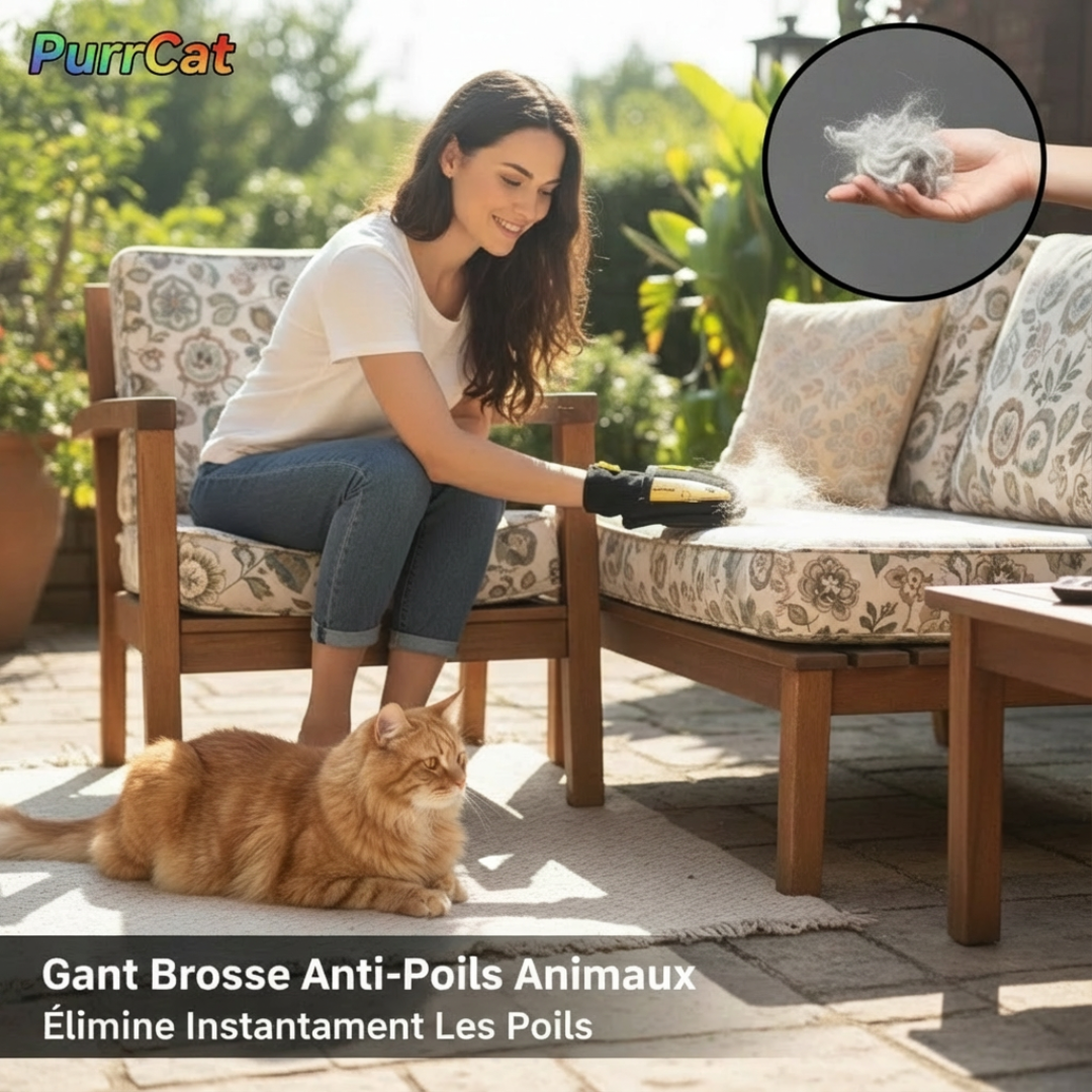 Pet hair glove removal Cat Grooming Reusable Electrostatic Dedusting Brush Dog Hair Remover for Couch Carpet Clothes Washable